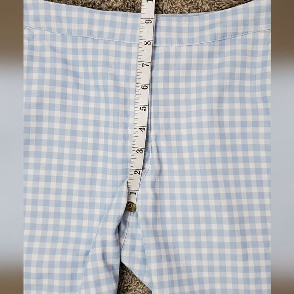 Callaway Blue & White Checked Golfs Shorts - Picture 3 of 7